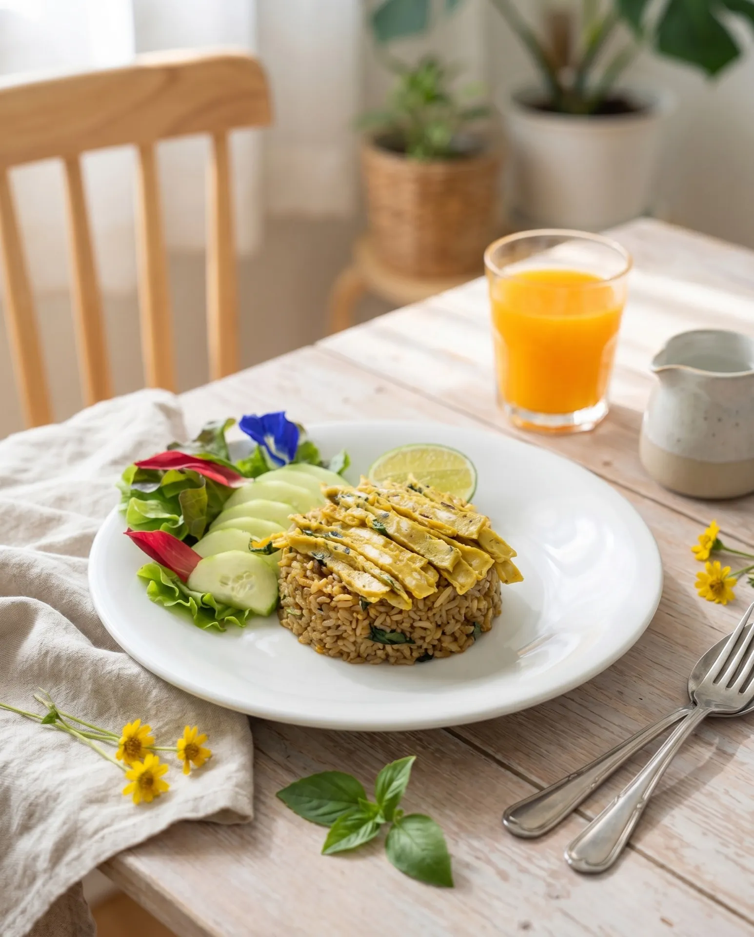 A plant-based dish from Grow Vegan Home Cafe
