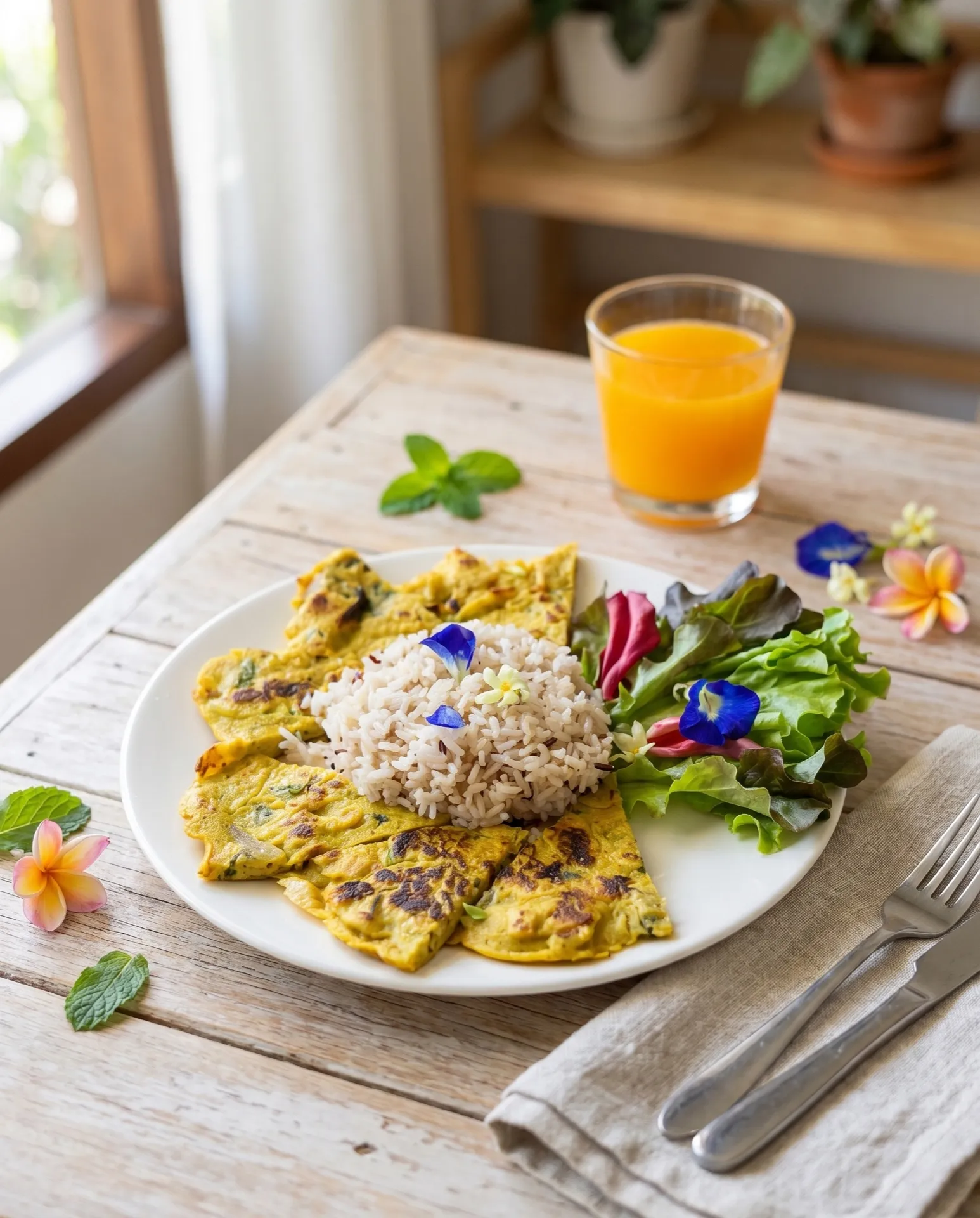 A plant-based dish from Grow Vegan Home Cafe